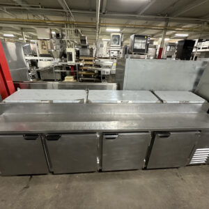 109" Pizza Prep Table Used | SRB9 - 0006