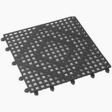 Bar Mat Interlocking 12"x12"Black - BML-12K