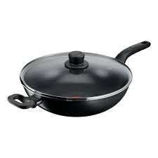 Non Stick Wok W/G lid 30 cm - S1127